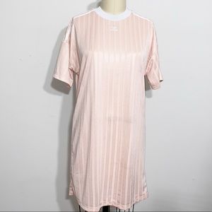 adidas Pink Striped Dress